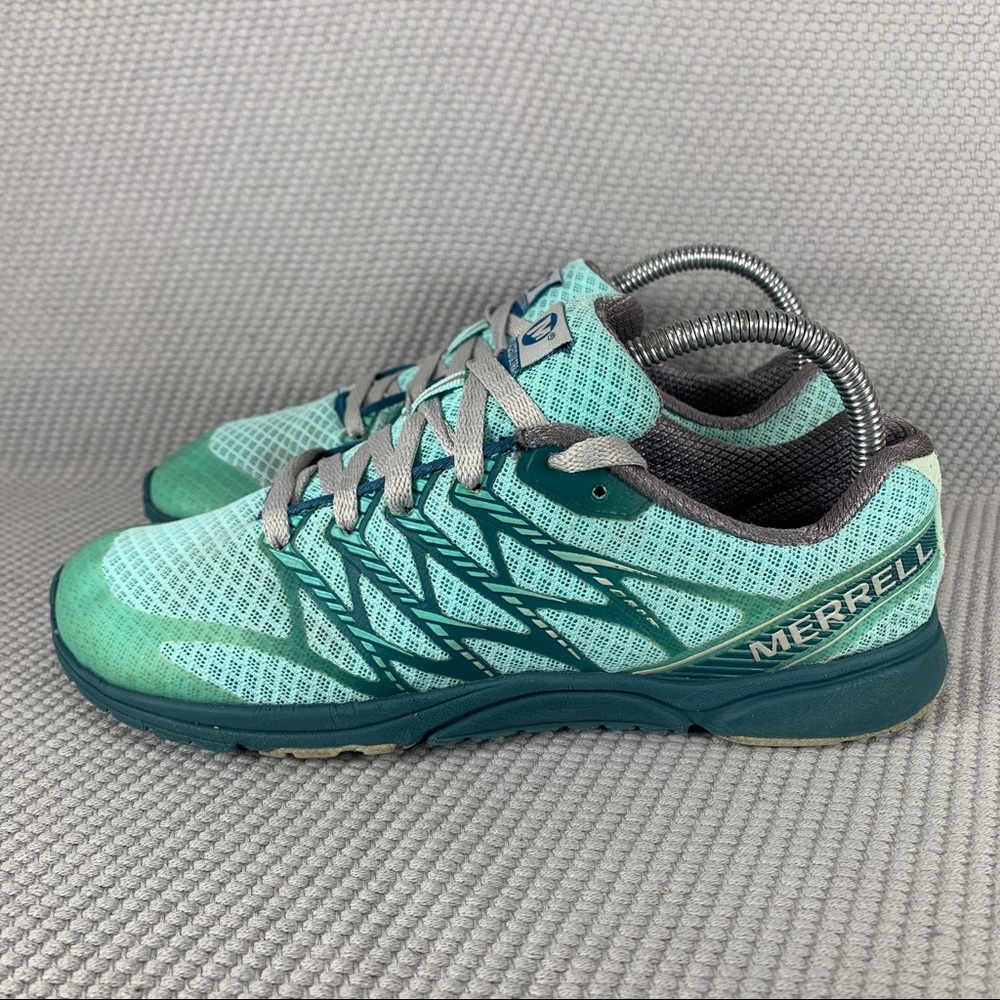Merrell Women’s Size 8.5 Bare Access Ultra Running Shoes Sneakers Green Hiking